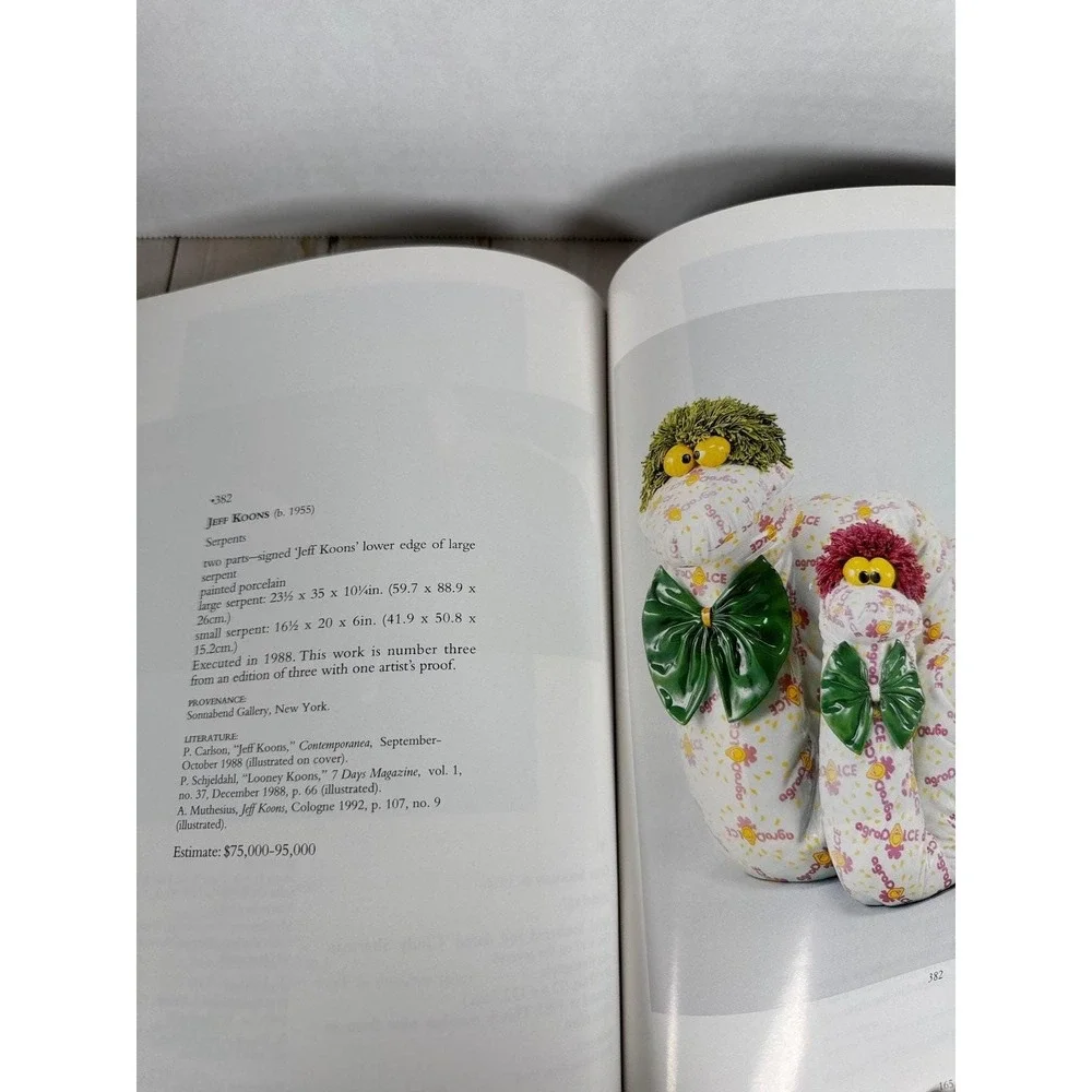 Christie's Contemporary Art Auction Catalog Part II 1997 Warhol Basquiat